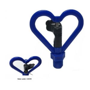 Plastic heart-shaped agricultural vegetable garden lawn sprinkler