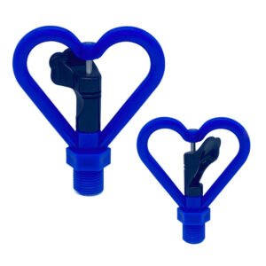 Plastic heart-shaped agricultural vegetable garden lawn sprinkler