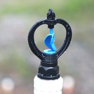 360 degree rotating plastic rain-like butterfly sprinkler for gardening