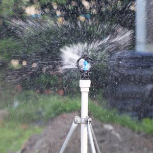 5008-5 360 degree rotating plastic rain-like butterfly sprinkler for gardening