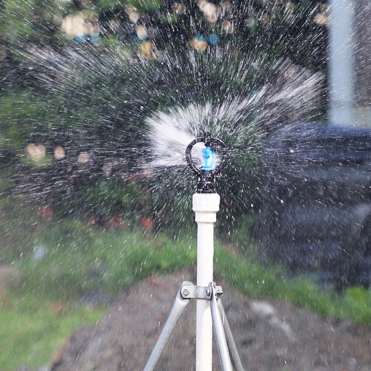 360 degree rotating plastic rain-like butterfly sprinkler for gardening