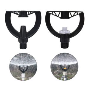 360 degree full circle refraction sprinkler for lawn and garden watering