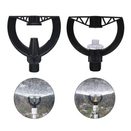 360 degree full circle refraction sprinkler for lawn and garden watering