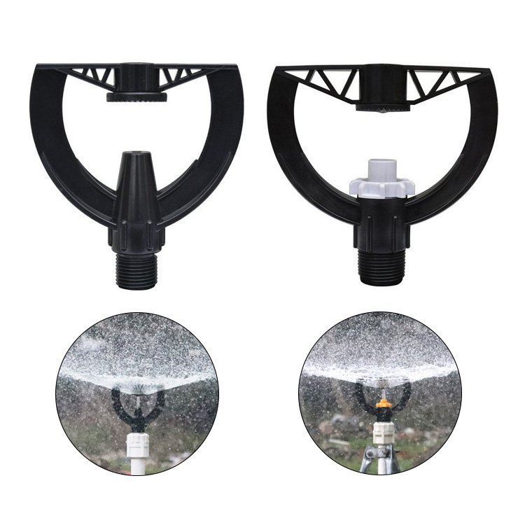 360 degree full circle refraction sprinkler for lawn and garden watering