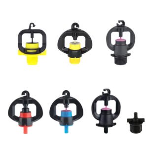 360-Degree Rotating Garden ground micro-spray hook type sprinkler