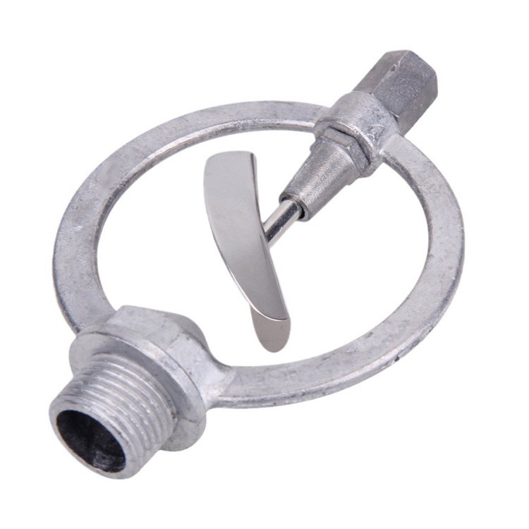 automatic rotating lawn Zinc alloy Sprinkler corrosion-resistant garden irrigation