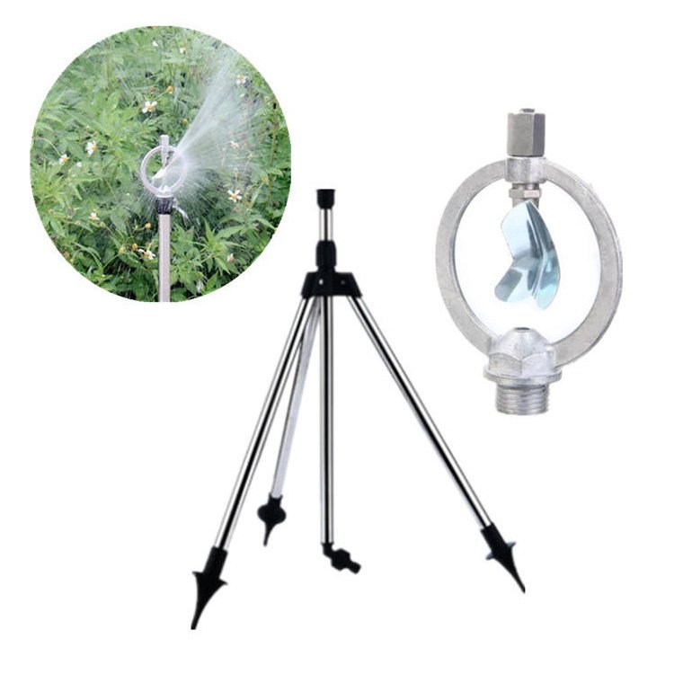 automatic rotating lawn Zinc alloy Sprinkler corrosion-resistant garden irrigation