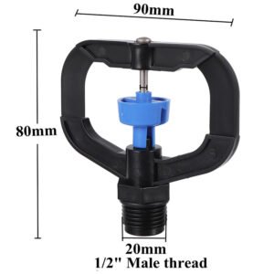 Medium distance butterfly atomizing nozzle Rotating Sprinkler for Agriculture Garden Lawn Irrigation