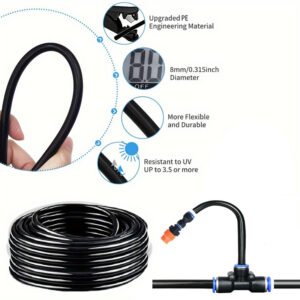 DIY 5-20M Free Bending Universal Mist Spray Kit Garden Watering System