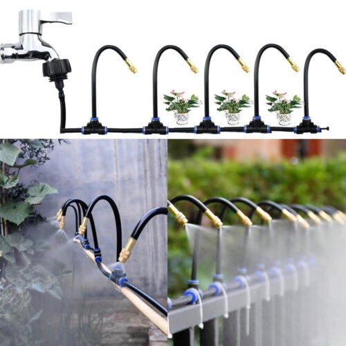 DIY 5-20M Free Bending Universal Mist Spray Kit Garden Watering System