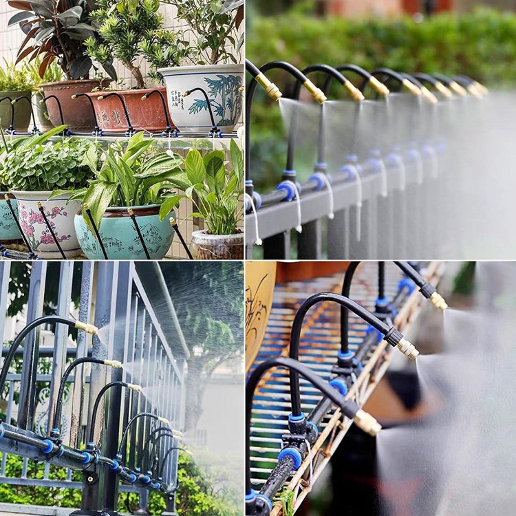 DIY 5-20M Free Bending Universal Mist Spray Kit Garden Watering System