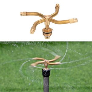 4-Way Full Copper 360-Degree Rotating Atomizing Sprinkler Head