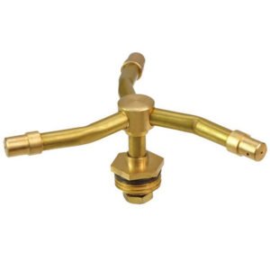 Brass Rotating 3-arm Irrigation Nozzle Revolving Sprinkler 360 Oscillating