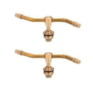 1/2 Inch 3-arm Rotating Brass Nozzle Garden Lawn Irrigation Watering