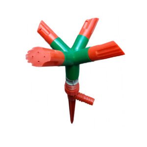 Plastic three to five pronged rotating watering lawn Ground plug sprinkler