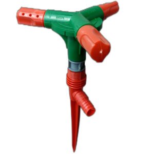 Plastic three to five pronged rotating watering lawn Ground plug sprinkler