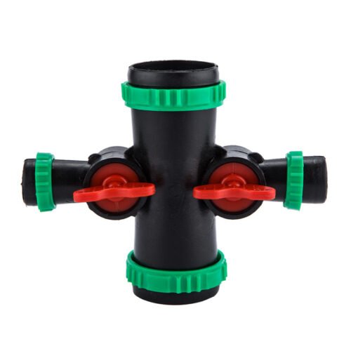 ‌Water-Saving Micro Sprinkler Tape Fittings for Irrigation Tee & Four-Way Connectors