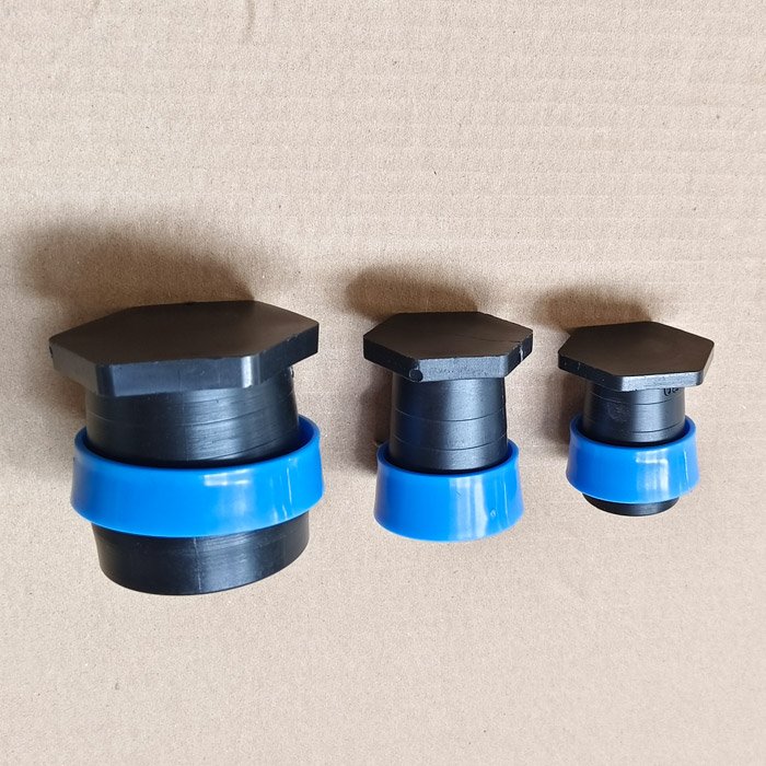 End Plug Rain Hose Spray Lock Fittings Accessory for Farmland Irrigation System
