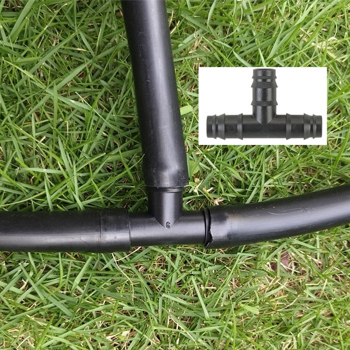 Barbed Elbow Fittings 1/2" 3/4" Male Thread Tee Elbow Straight for Drip Pipe