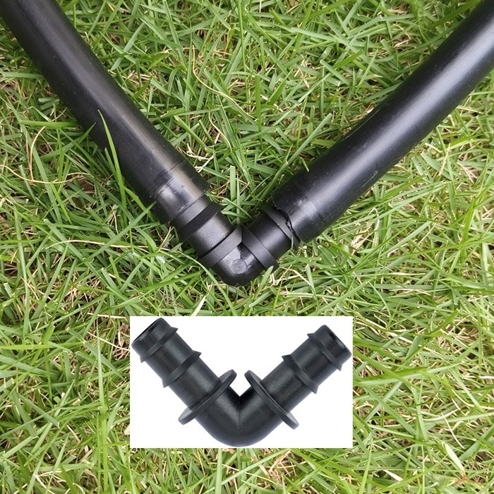 Barbed Elbow Fittings 1/2" 3/4" Male Thread Tee Elbow Straight for Drip Pipe