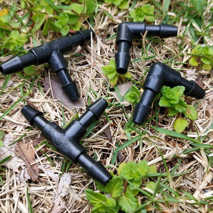 4/7mm Fittings Tee Elbow Straight Connector for Micro Drip Irrigation System