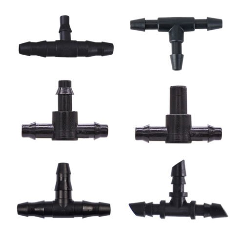 4/7mm Fittings Tee Elbow Straight Connector for Micro Drip Irrigation System