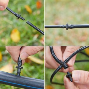 copling-2 Hose 4/7mm & 3/5mm Fittings Plastic Barbed Connector for Micro Drip Irrigation System