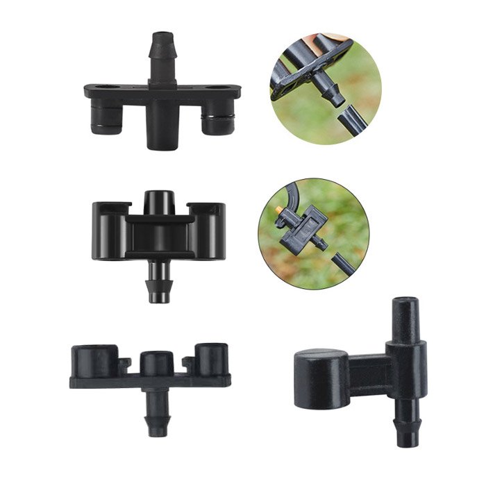 DN7 Micro Mister Sprinkler Drip Irrigation System with DN7 Stake Support Fittings