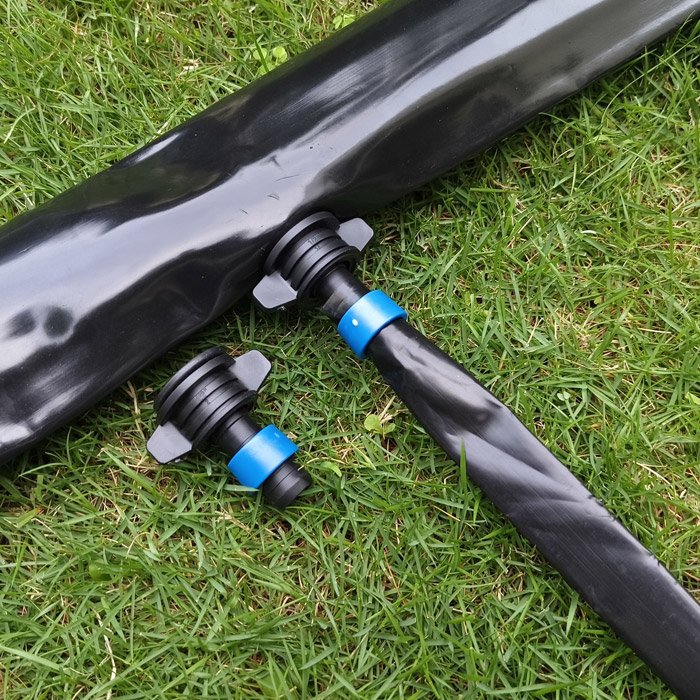 Dn17 Barb Lock Ring Coupling Connector for Agriculture Irrigation Belt Connection